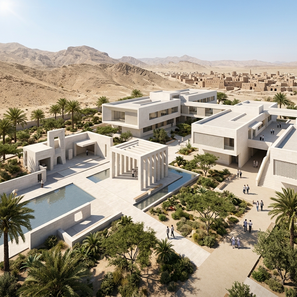 未来への遺産：学校の場所に「シャジャレ・タイバ」博物館の建設を提案します。