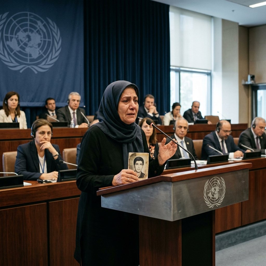 آواز مادران مینابی در سازمان ملل: قلبم برای فرزندانم می‌سوزد